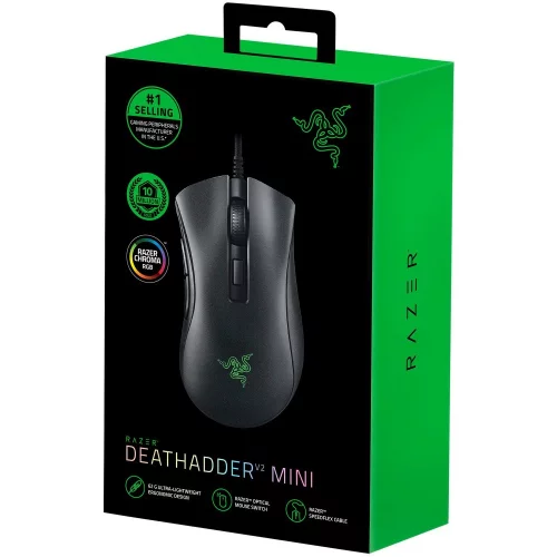 Игровая мышь Razer Deathadder V2 Mini + Mouse Grip Tapes/ Razer Deathadder V2 Mini + Mouse Grip Tapes фото 4