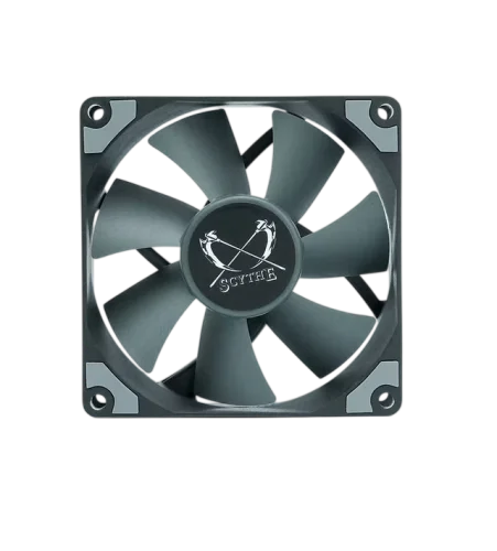 Кулер для корпуса/ Case Cooler Scythe Kaze Flex 92 (92x92x26mm, 4-pin PWM, 48.88CFM, 28.83dBA, 2300RPM, Gray) (KF9225FD23-P)