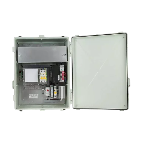 Уличный коммутатор OSNOVO SW-60812/WU Уличный PoE коммутатор на 11 портов с термостабилизацией и резервным питанием (АКБ - 7Ач). Порты: 6 x FE (10/100Base-T) с PoE (до 30W) + 2 x FE (10/100Base-T) с PoE (до 60W) + 1 x G