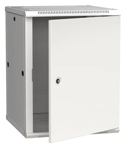 ITK Шкаф LINEA W 15U 600x600 мм дверь металл, RAL7035 (LWR3-15U66-MF)