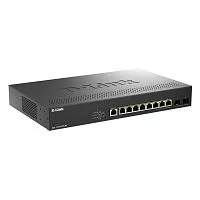 Коммутатор D-Link DGS-1210-10XP/ME/C1A (L2) 8x1Гбит/с 2SFP+ 8PoE+ 240W управляемый