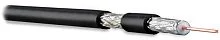 Кабель коаксиальный Hyperline COAX-RG6-CU-500 RG-6 U/ FTP PVC внутренний 500м черный
