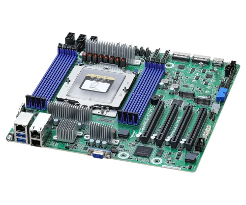 Материнская плата/ ASRock TURIND8UD-2T/ X550, Deep Micro-ATX, 1x SP5 (LGA 6096) AMD EPYC™ 9005/ 9004, 8x DDR5 RDIMM, RDIMM-3DS, 4x PCIe5.0 / CXL2.0 x16, 2x MCIO (PCIe5.0 x8 or 8 SATA 6Gb/ s), 2x MCIO (PC (90-SXGF10-A0UAYF) фото 4