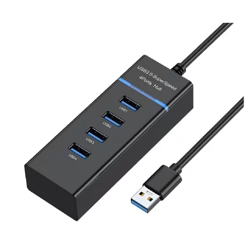 Bion USB 3.0 концентратор, 4 порта. Поддержка Plug&Play. Длина провода 50 (± 3) см. LED-подсветка [BXP-A-USBA-MULTI-04]