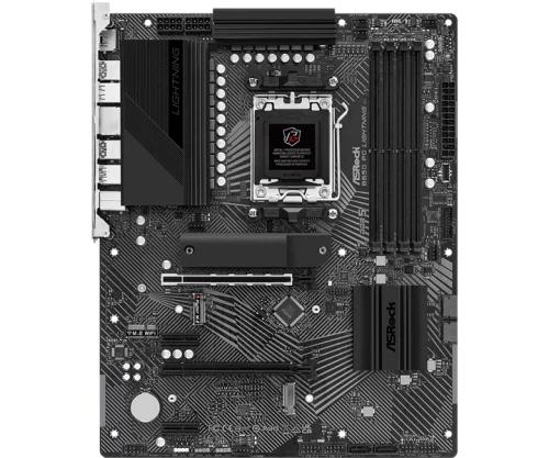 Материнская плата ASROCK B650 PG LIGHTNING, AM5, B650, 4*DDR5, 4*SATA, 3*M.2, 7*USB 3.2, 4*USB 2.0, Type-C, 2*PCIx16, 2*PCIx1, 1*M.2 (Key E), HDMI, ATX