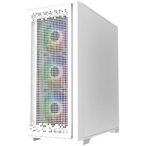 Powercase ByteFlow White, Tempered Glass, 4x 120mm ARGB fans, ARGB HUB, белый, ATX (CBFW-A4) фото 2