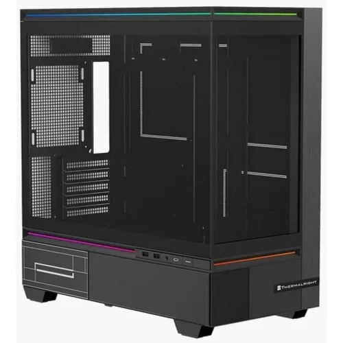 Thermalright Корпус M10 / Black / TG / USB TYPE-C / mATX / TRTLM10B