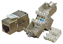 Модуль Keystone RJ45, Cat.5E, STP, 180 градусов (TWT-OK45STP180/ 5E) (TWT-OK45STP180/5E)