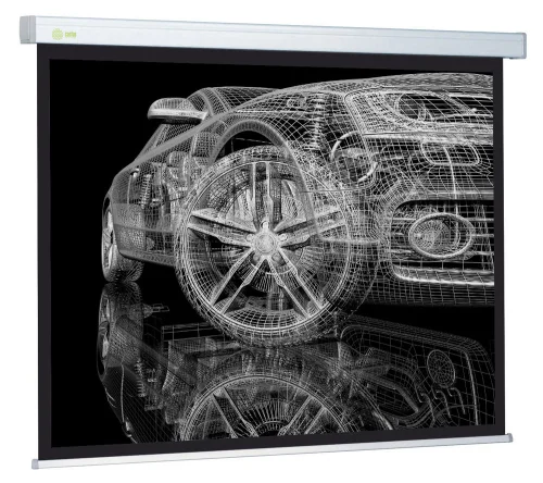 Экран Cactus Wallscreen CS-PSW-213x213 213 x 213см 1:1 настенно-потолочный рулонный белый