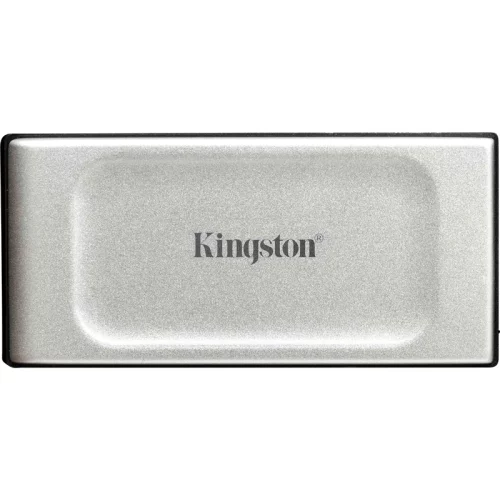 Твердотельный накопитель/ Kingston External SSD XS2000, 4000GB, Type-C, USB 3.2 Gen 2x2, R/W 2000/2000MB/s, IP55, 70x33x14mm, Silver (12 мес) (SXS2000/4000G)