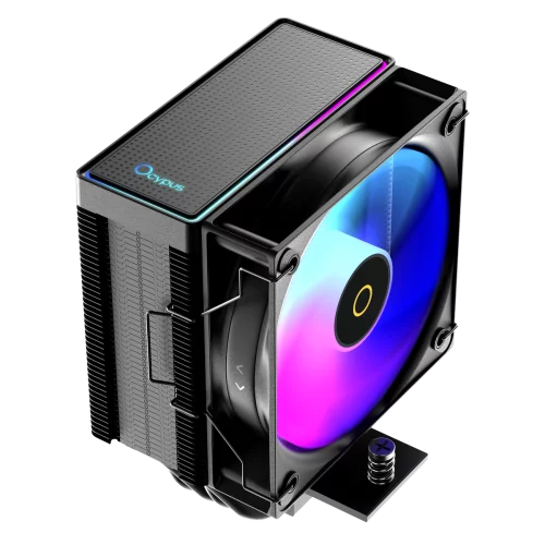 Кулер для процессора Ocypus Gamma A40 BK, 100mm FAN, Top Panel, 4 HEAT PIPES, 4-PIN PWM, 600-2400 RPM, 29DBA, HYDRO BEARING, LGA115X/1200/1700/18XX, AM4/AM5 фото 4