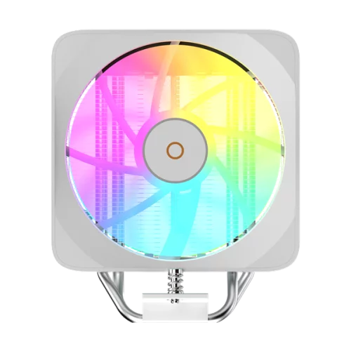 Кулер для процессора Ocypus Delta A40 EX WH Digital, 120mm ARGB FAN, Top Display Panel, 4 HEAT PIPES, 4-PIN PWM, 500-1800 RPM, 29DBA, HYDRO BEARING, LGA115X/1200/1700/18XX, AM4/AM5