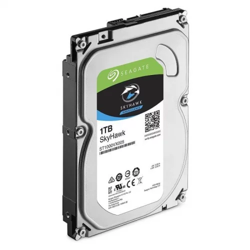 Жесткий диск/ HDD Seagate SATA 1Tb Skyhawk Survillance 64Mb 1 year warranty (ST1000VX005)