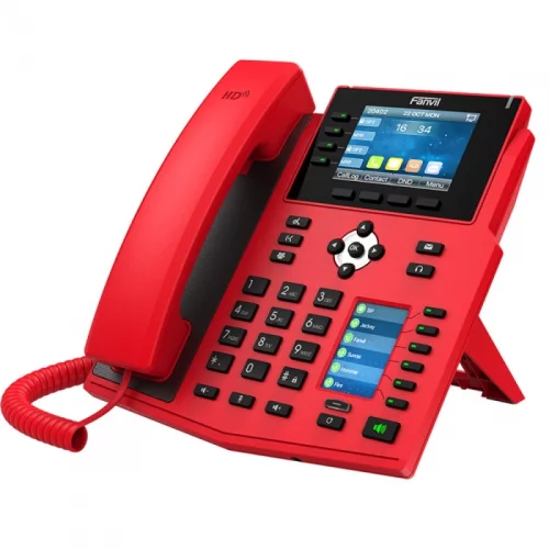 Телефон IP Fanvil X5U-R красный