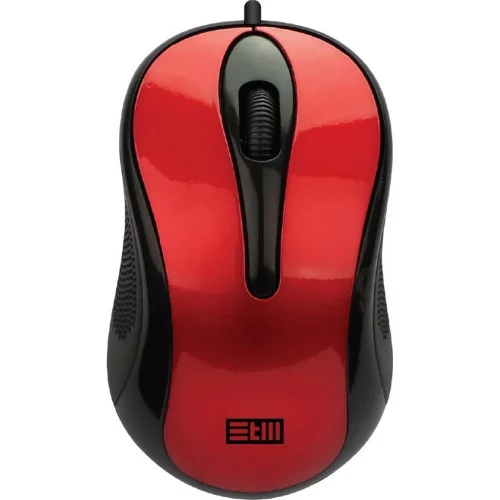 Мышь проводная USB STM 102CR черно/красная/ STM USB WIRED MOUSE STM 102CR black/red