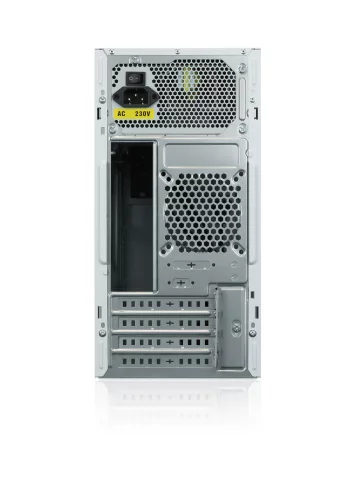 Корпус с блоком питания 450Вт./ Case Foxline FL-719W-FZ450R-U31, mATX case, white, w/PSU 450W 12cm, w/1xUSB2.0, w/1xUSB3.0, w/1xCombo Audio, w/pwr cord, w/o FAN фото 3