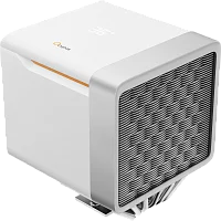 Кулер для процессора/ CPU Cooler Ocypus Delta A62 EX WH Digital (250W, 4-pin PWM, LED temp., 160mm, Al/ Cu, 6x6mm, 2x120mm, 70CFM, 31dBA, 1800RPM, S: 1851/ 1700/ 1200/ 115X, AM5/ AM4, white) (DELTA-A62-WH2NNWD00E-GL)