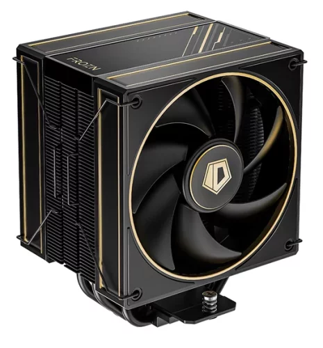 ID-COOLING FROZN A410 GDL LGA1700/ 1200/ 115X/ AM5/ AM4 (10шт/ кор, TDP 220W, PWM, 4 тепл.трубки прямого контакта, FAN 120mm, черно-золотой) RET