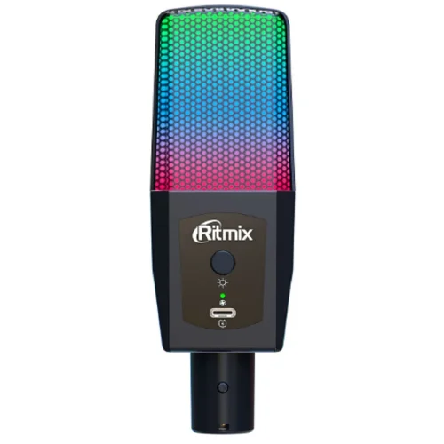 RITMIX RDM-170 Black {Подключение XLR- jack3,5 мм; размеры микрофона: 5 * 15,5 * 3,8 см} фото 2