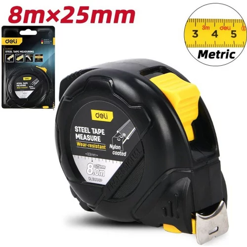 Рулетка Deli DL9008P 8м*25мм