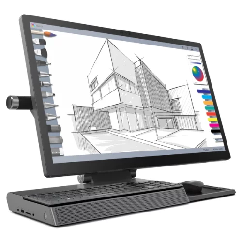 Моноблок Lenovo Yoga A940-27ICB 27 UHD Touch, Core I7-9700, 16GB, 256GB SSD + 1TB, noODD, Radeon RX560 4GB, WiFi, BT, Win10, серый [F0E50029RK] фото 2