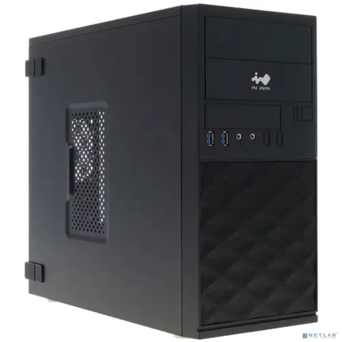 Mini Tower InWin EFS052 Black ______ U3*2+A(HD) + front fan holder + Screwless mATX (без блока питания) (6184502)
