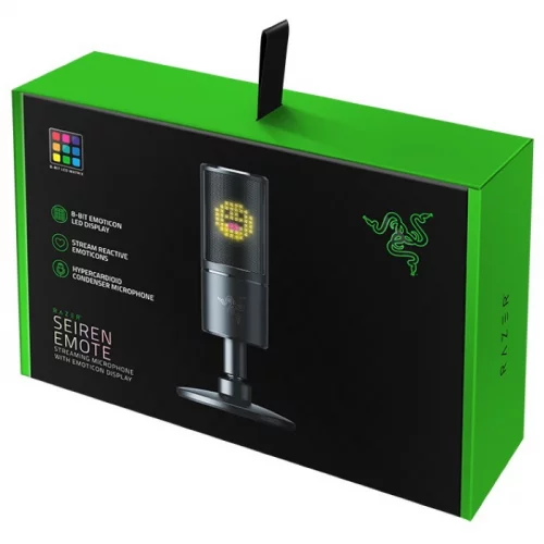 Микрофон Razer Seiren Emote/ Razer Seiren Emote – Microphone with Emoticons - FRML Packaging фото 4