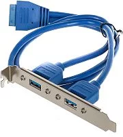 Адаптер USB Bracket 2xUSB3.0 Bulk (ASIA BRACKET USB 3.0 2 PORT)