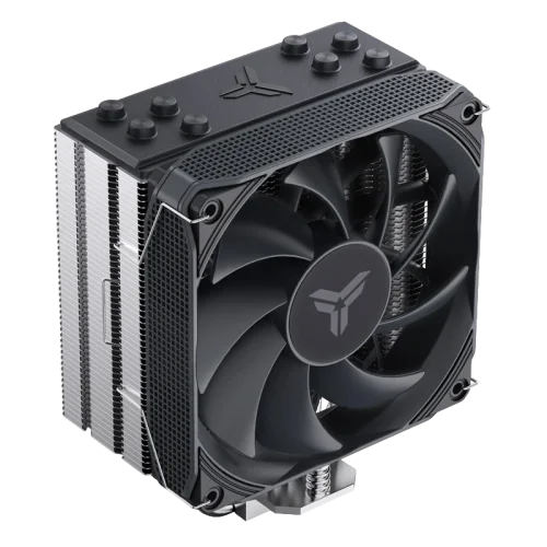 Кулер для процессора/ CPU Cooler JONSBO PISA A4 (250W, 4-pin PWM, 153mm, Al/ Cu, 4x6mm, 1x120mm, 81.27CFM, 36.8dBA, 1850RPM, S: 1851/ 1700/ 1200/ 115X/ 2011, AM4/ AM5 Grey) (PISA A4 GREY)