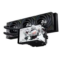 Водяное охлаждение для процессора/ Water Cooling System Thermalright Wonder Vision 360 Turbo (360mm, LED, Black, ARGB/ Fans: 3x120mm, 120.38CFM, 44.7dBA, 3000RPM/ Pump height 107mm, 6400RPM, Rad thick (W-VISION-TURBO-BL-360-ARGB)