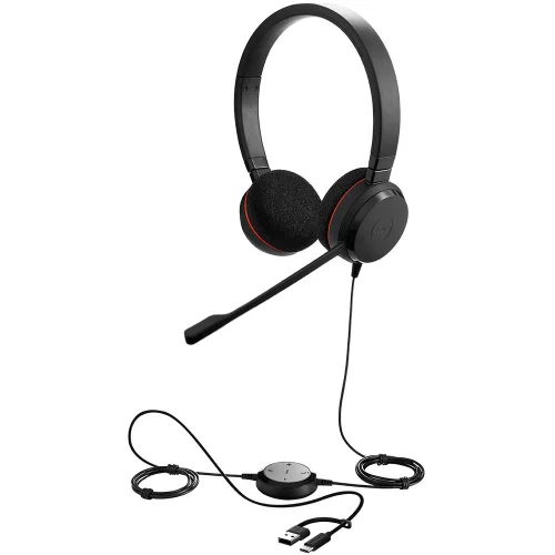 Проводная гарнитура Jabra Evolve 20, Stereo
MS, USB C/A adapter (PN: 4999-823-169)