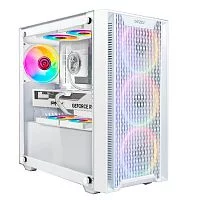 Ginzzu CL660 mATX FAN 4*12FRGB передняя панель Решетка Белый