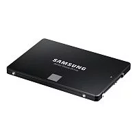 Твердотельный накопитель SSD Samsung 2.5" 2TB 870 EVO Client SSD MZ-77E2T0 SATA 6Gb/s, 560/530, MTBF 1.5M, 3D V-NAND TLC, 2048MB, 1200TBW, 0,33DWPD, RTL MZ-77E2T0B/AM