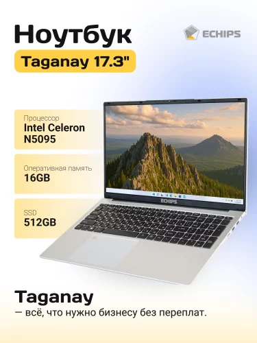 Ноутбук/ Taganay 17.3