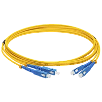 Оптический патч-корд NM дуплексный SC/UPC-SC/UPC SM G.652D 3.0мм желтый 1м NM-2SC-2SC/SU-1.0