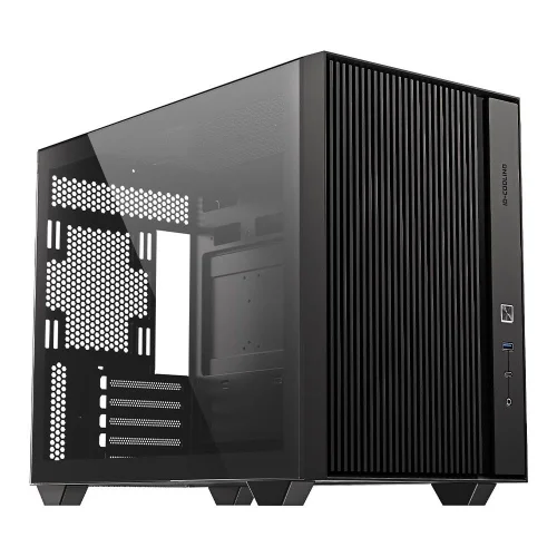 Корпус Case ID-Cooling FLOW 500 Black mATX/ win TG/no fan/ Gen2 Type C/ CPU180mm/ GPU 403mm/ no PSU