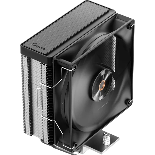 Кулер для процессора/ CPU Cooler Ocypus Delta A40 Elite BK (220W, 4-pin PWM, 156.7mm, Al/ Cu, 4x6mm, 1x120mm, 73CFM, 29dBA, 2000RPM, S: 1851/ 1700/ 1200/ 115X, AM5/ AM4, black) (DELTA-A40-BK1NNWN00E-GL)