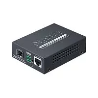 медиаконвертер/ PLANET 1-Port 10/ 100/ 1000T + 1-Port 100/ 1000X SFP Managed Media Converter (IPv4/ IPv6 Dual stack management, supports TLSv1.2/ SSHv2/ SNMPv3 Cybersecurity features, TS-1000/ 802.3ah OAM, L (GT-915A)