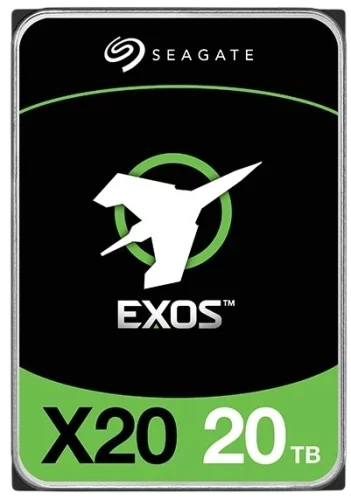 Жесткий диск/ HDD Seagate SATA3 20Tb Exos X20 7200 RPM 512Mb OFFICIAL RECERTIFIED 1 year warranty (ST20000NM002C)