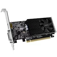 Видеокарта/ VGA GIGABYTE NVIDIA GeForce GT 1030 2GB, DDR4/64-bit, PCIe 3.0, 1xDVI-D, 1xHDMI 2.0, 1-slot (GV-N1030D4-2GL)