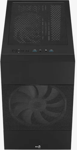 Корпус Aerocool Atomic-G-BK-v1 черный без БП mATX 2x120mm 2x140mm 2xUSB3.0 audio bott PSU фото 11