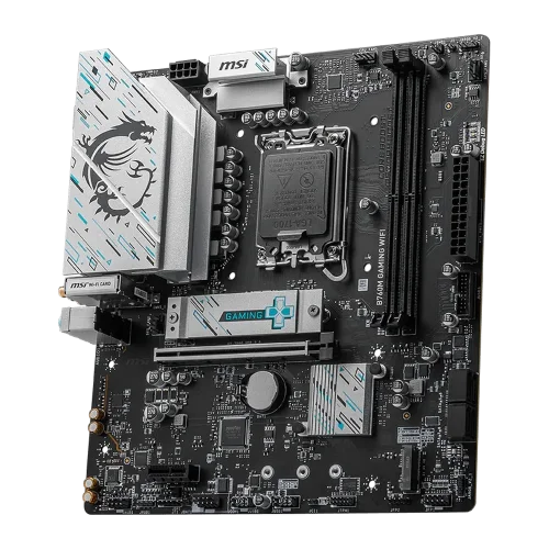 Материнская плата MSI B760M GAMING WIFI B760, LGA1700, 2*DDR5, 1*PCIEx16, 1*PCIEx1, 2*M.2, 6*USB3.2Gen1, 6*USB2.0, 4*SATA3.0, 2.5G, VGA, DP, HDMI, M-ATX, RTL (B760M GAMING WIFI_MSI) фото 2