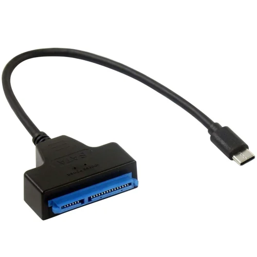 ORIENT UHD-502N-C, USB 3.2 Gen1 (USB 3.0) адаптер для SSD & HDD 2.5 SATA 6GB/s (JMS578, поддержка UASP), кабель подключения USB Type-C (33325)