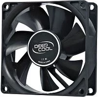 Вентилятор для корпуса Deepcool XFan 90 90х90x25 черный 3-pin 4-pin (Molex) 21дБ (DP-FDC-XF90) Ret