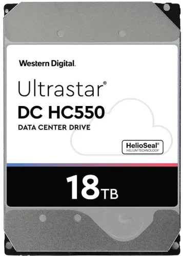 Жесткий диск SATA 18TB 7200RPM 6GB/ S 512MB DC HC550 WUH721818ALE6L4_0F38467 WD