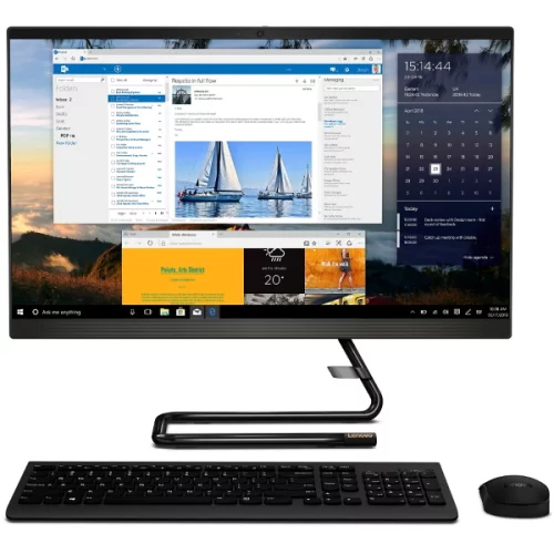 Моноблок Lenovo IdeaCentre AIO A340-22IWL 21.5 FHD, Core i3-10110U, 4GB, 256GB SSD, noODD, WiFi, BT, Win10, черный [F0EB00N3RK]