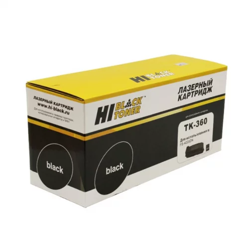 Тонер-картридж Hi-Black HB-TK-360, черный, 20000 страниц, для Kyocera FS-4020 (4010915901)
