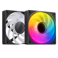 Кулер для корпуса/ Case Cooler JONSBO SL-120BR Reverse (120x120x25mm, 4-pin PWM, ARGB, 59.48CFM, 32.0dBA, 1500RPM, Black)
