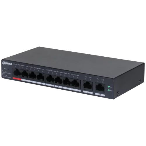 Коммутатор PoE DAHUA (DH-CS4010-8GT-110)