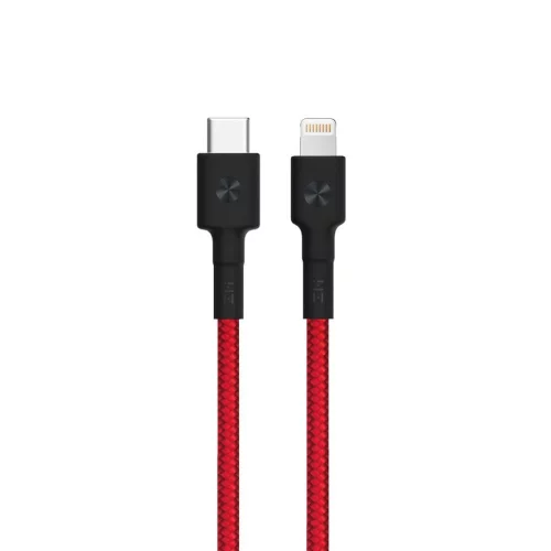 Кабели USB ZMI Кабель Type-C/ Lightning Xiaomi ZMI 100см MFI , 3A, 18W PD Материал оплетки нейлон/ кевлар (AL873K) красный 402667 (ZMKAL873KCRD)